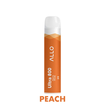 ALLO Ultra 800 Disposable Vape Canada 20mg Flavour PEACH