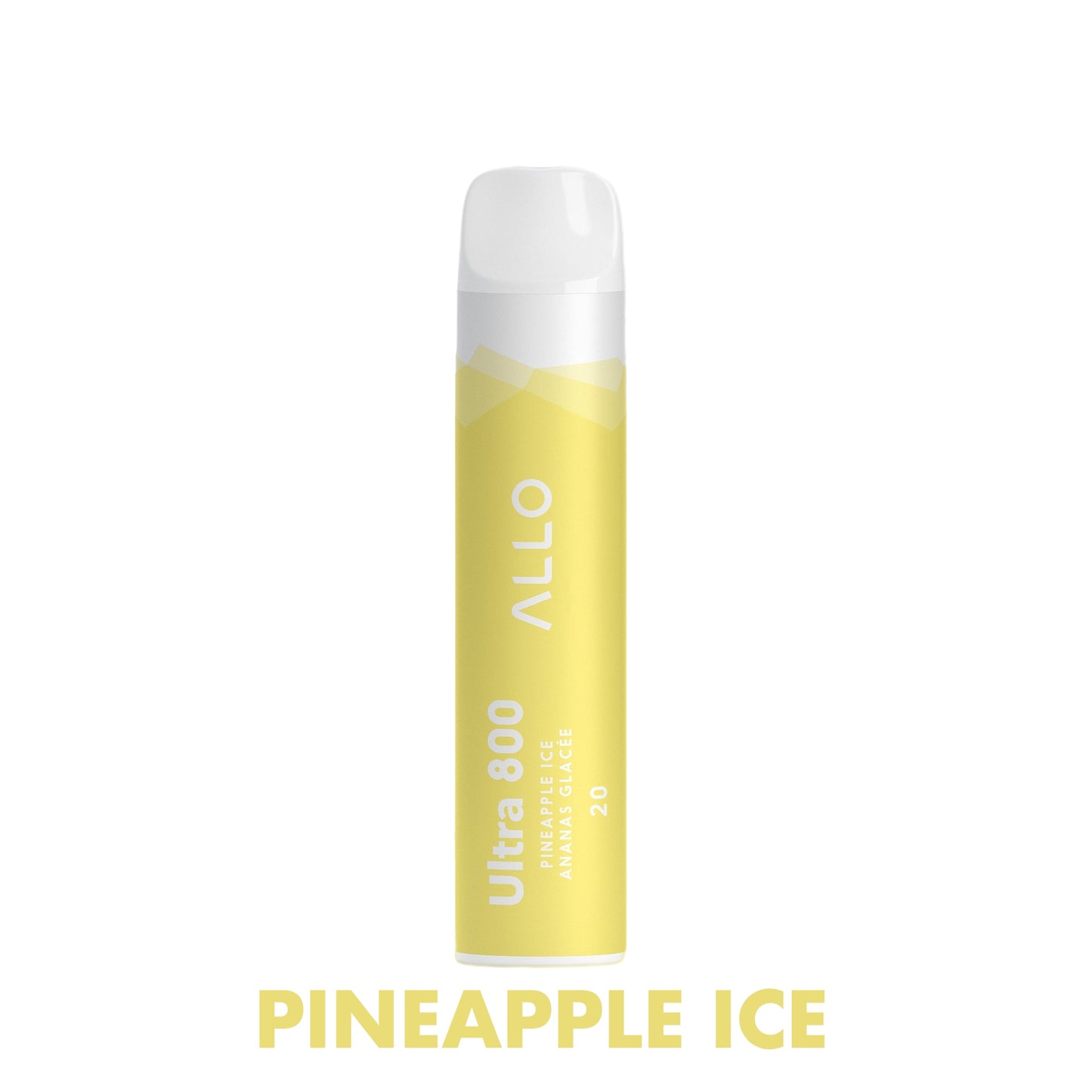 ALLO Ultra 800 Disposable Vape Canada 20mg Flavour PINEAPPLE ICE