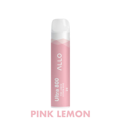 ALLO Ultra 800 Disposable Vape Canada 20mg Flavour PINK LEMON