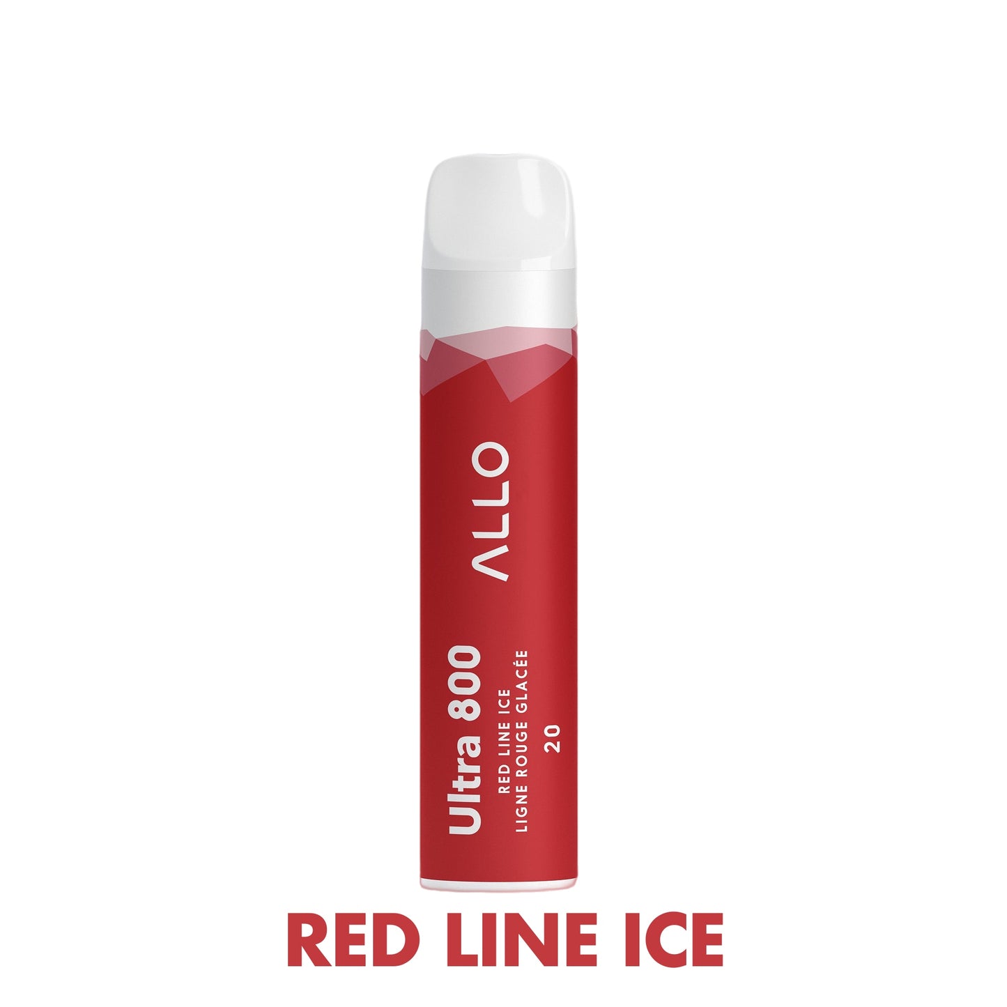 ALLO Ultra 800 Disposable Vape Canada 20mg Flavour RED LINE ICE