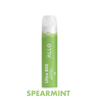 ALLO Ultra 800 Disposable Vape Canada 20mg Flavour SPEARMINT