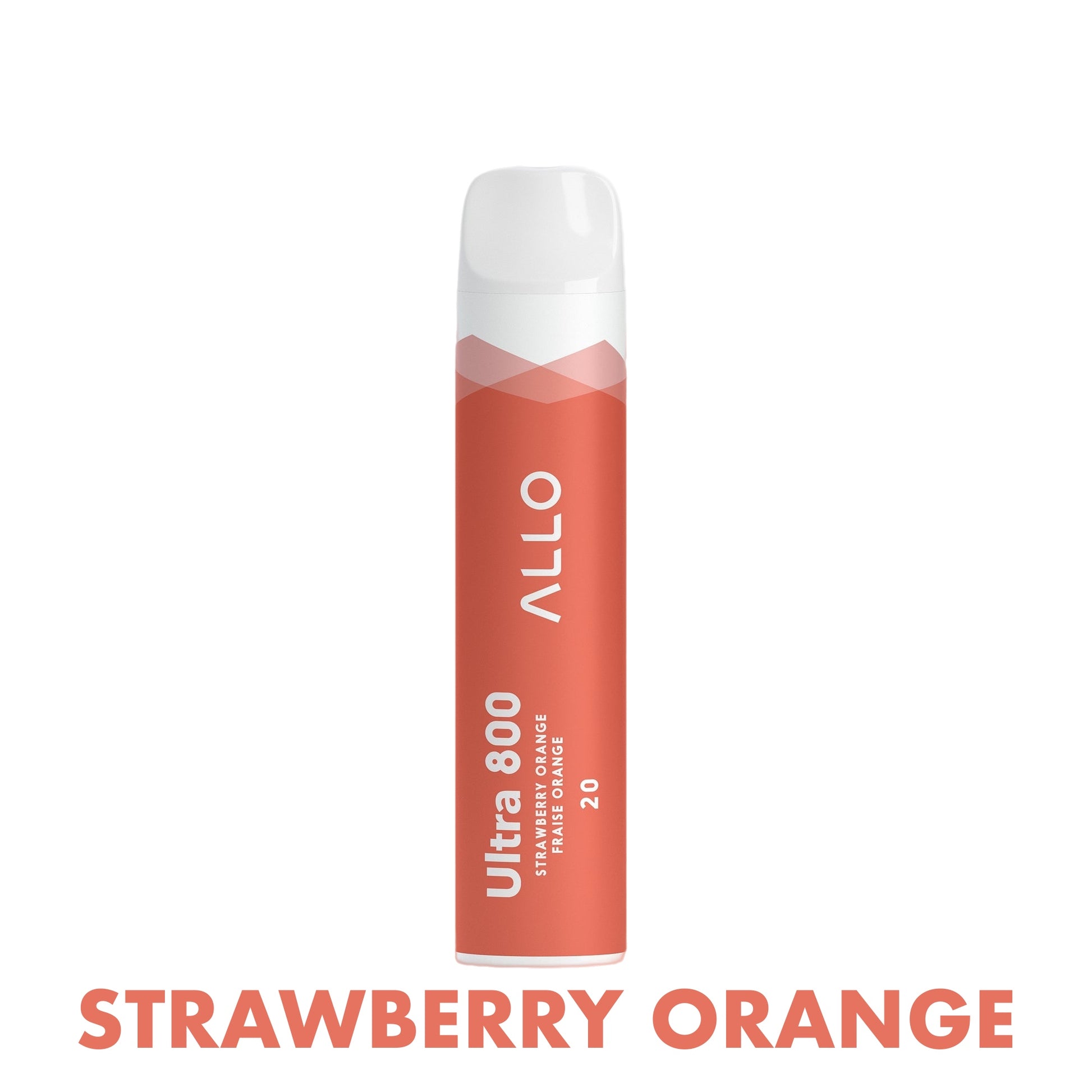 ALLO Ultra 800 Disposable Vape Canada 20mg Flavour STRAWBERRY ORANGE 