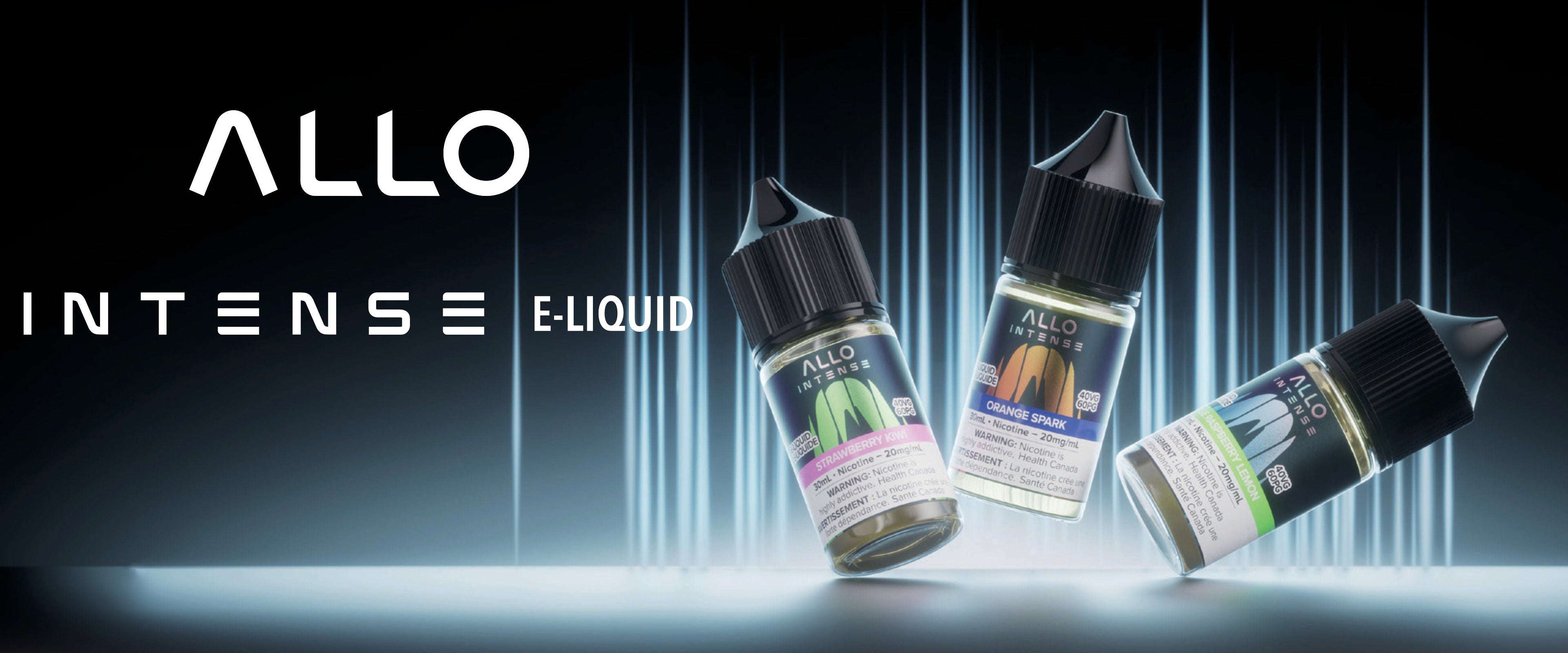 Allo Intense E-Liquid Banner