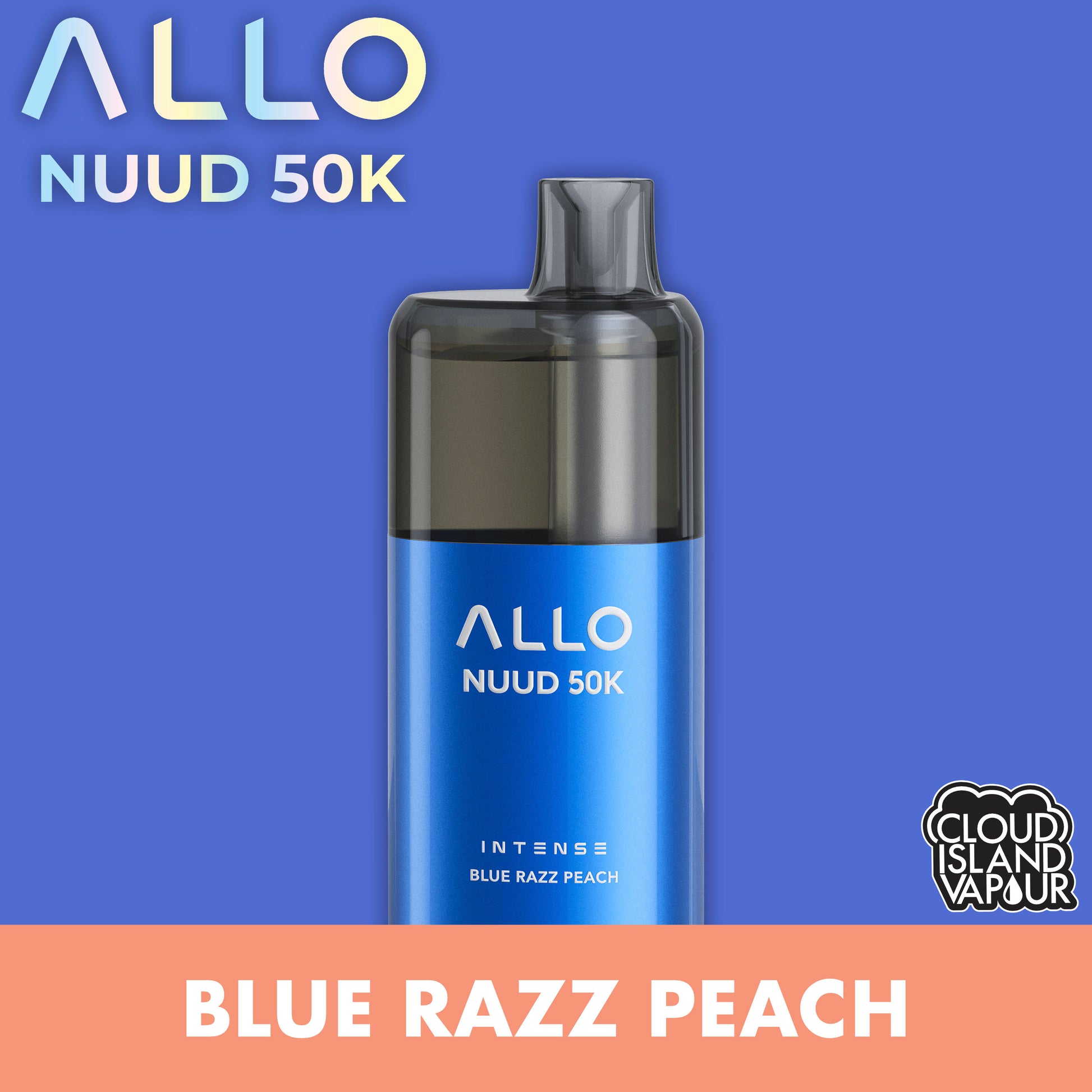 Allo Nuud 50K Blue Razz Peach