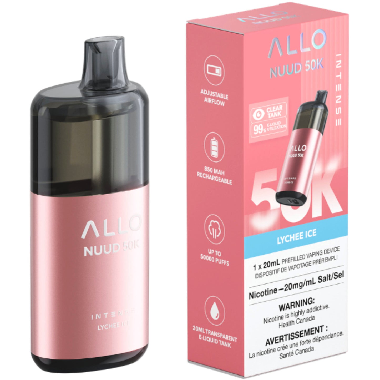 Allo Nuud 50K Disposable Vape