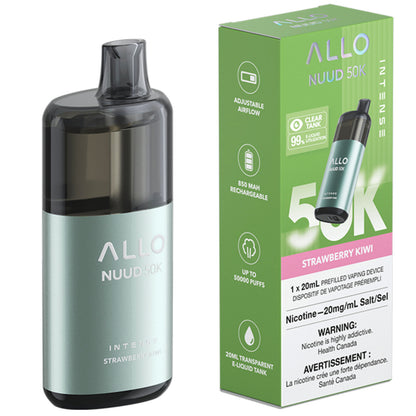 Allo Nuud 50K Disposable Vape Strawberry Kiwi