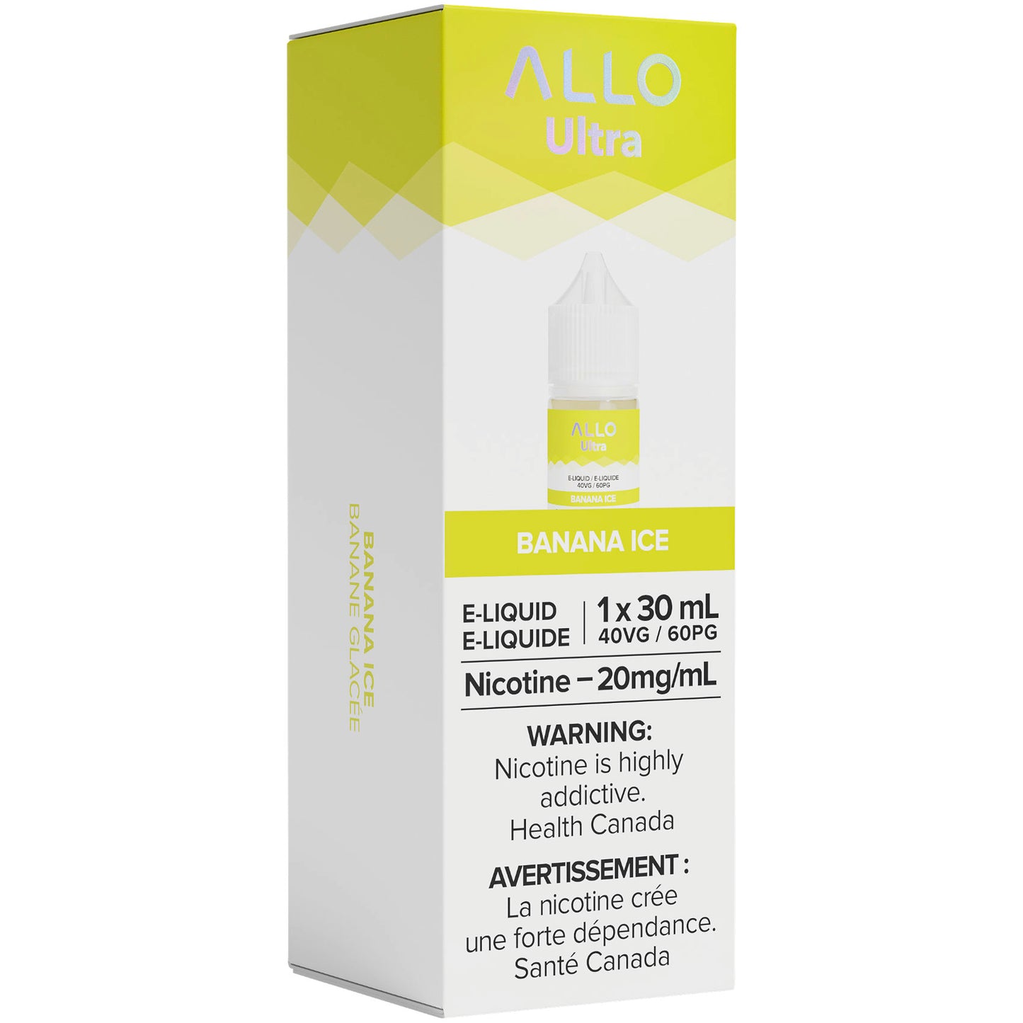 Allo Ultra E-Liquid 30mL Banana Ice