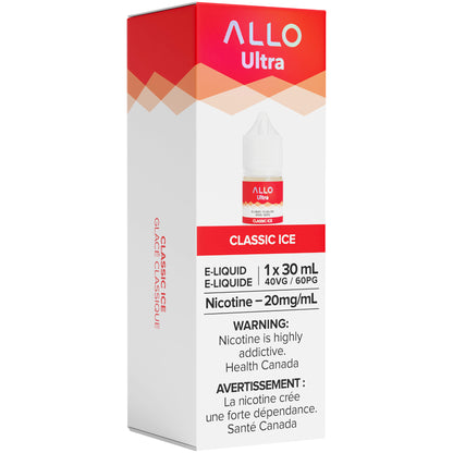 Allo Ultra E-Liquid 30mL Classic Ice