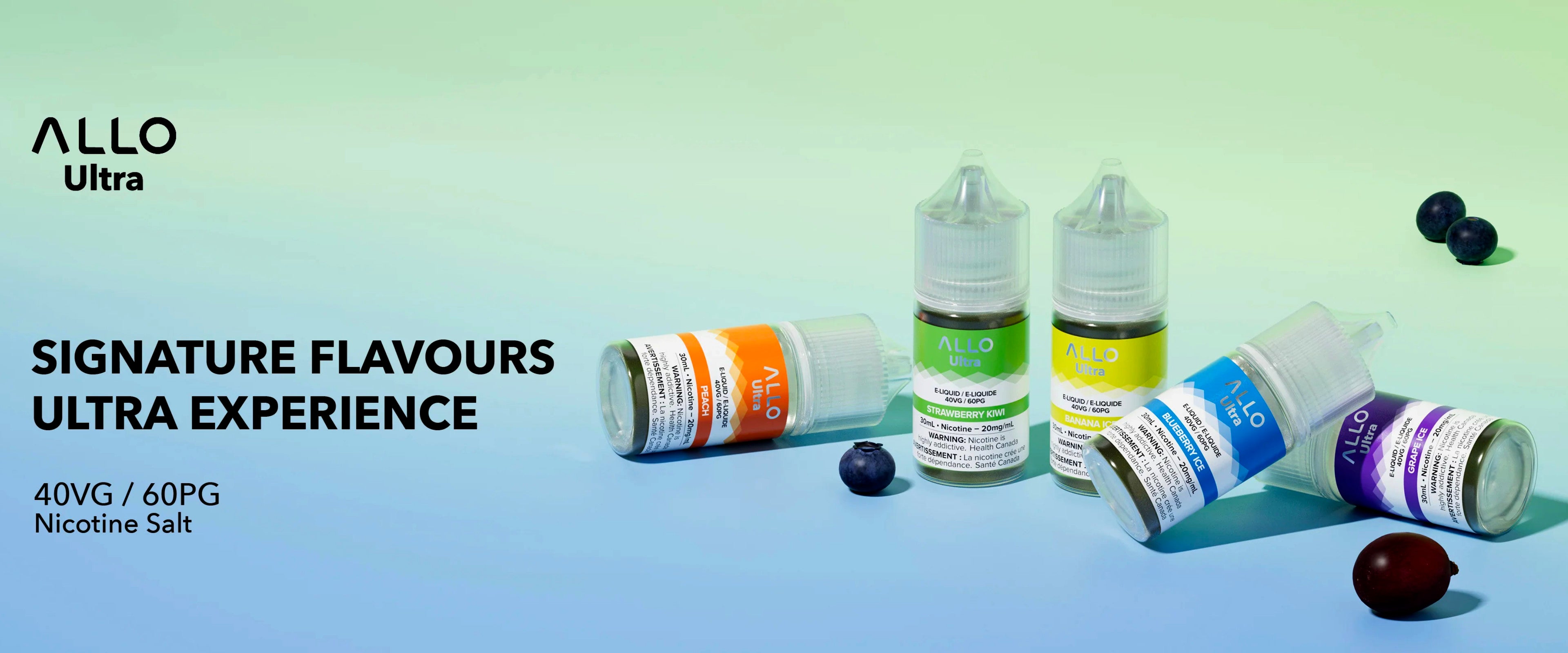 Allo Ultra E-Liquid Banner