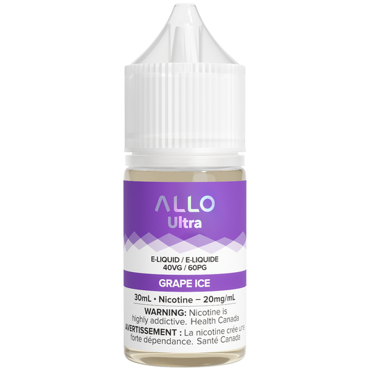 Allo Ultra E-Liquid Grape Ice