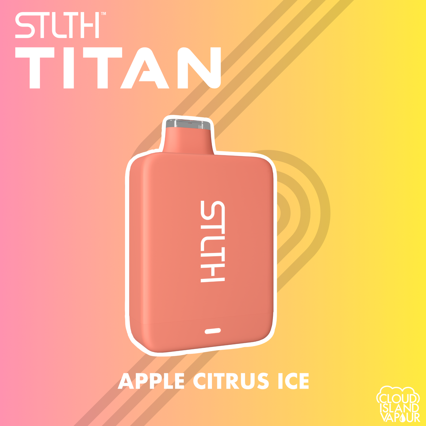 Apple Citrus Ice STLTH TITAN 10K Disposable Vape