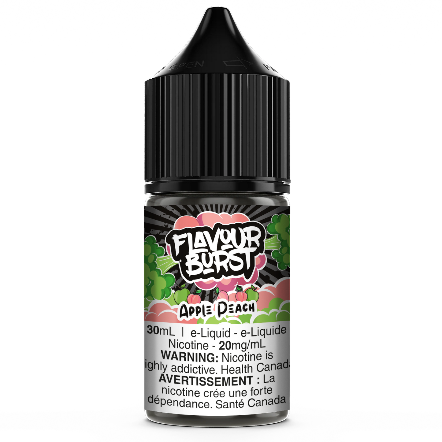 Flavour Burst Salt Nic E-Liquid Apple Peach