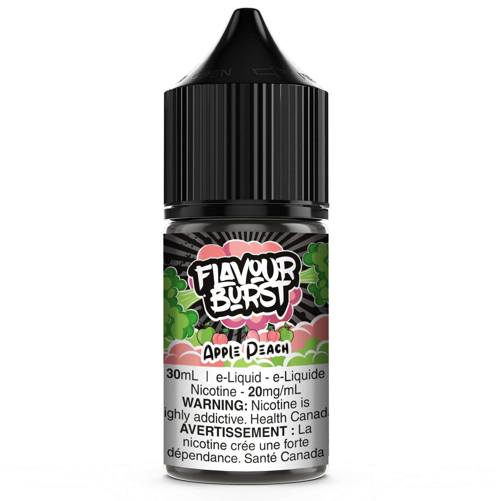 Flavour Burst Salt Nic E-Liquid Apple Peach