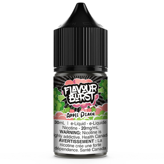 Flavour Burst Salt Nic E-Liquid Apple Peach