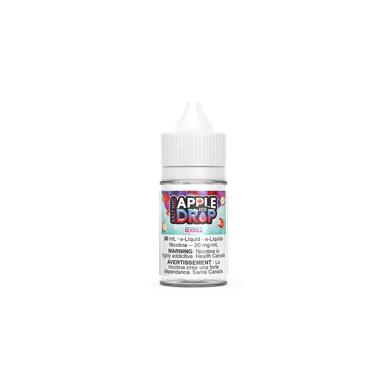 Apple Drop Ice Salt Nic Ejuice 30ml bottle flavour Berries