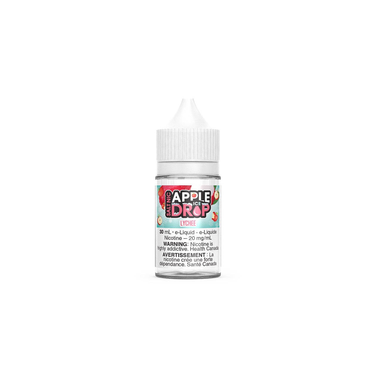 Apple Drop Ice Salt Nic Ejuice 30ml bottle flavour Lychee