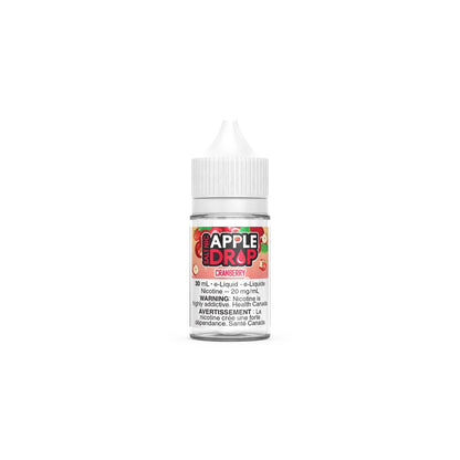 Apple Drop Salt Nic Ejuice 30ml bottle flavour Cranberry