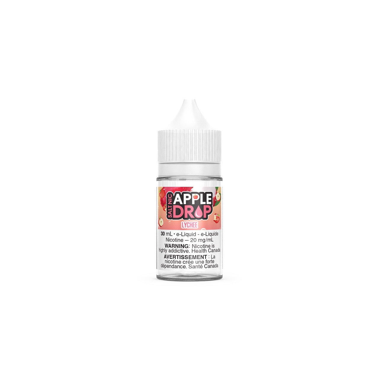 Apple Drop Salt Nic Ejuice 30ml bottle flavour Lychee