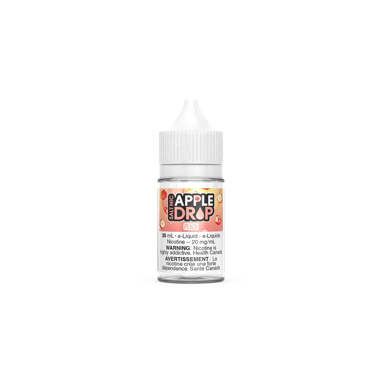 Apple Drop Salt Nic Ejuice 30ml bottle flavour Peach