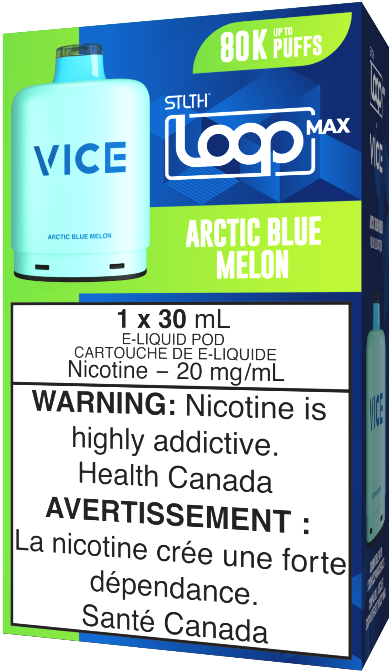 Arctic Blue Melon STLTH LOOP MAX X VICE Pod Pack