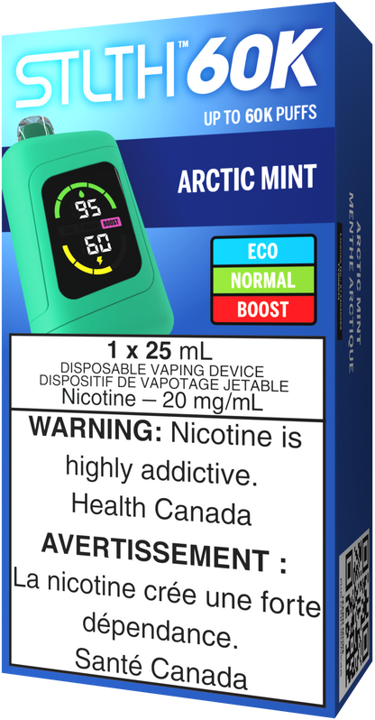 Arctic Mint STLTH 60K Disposable Vape