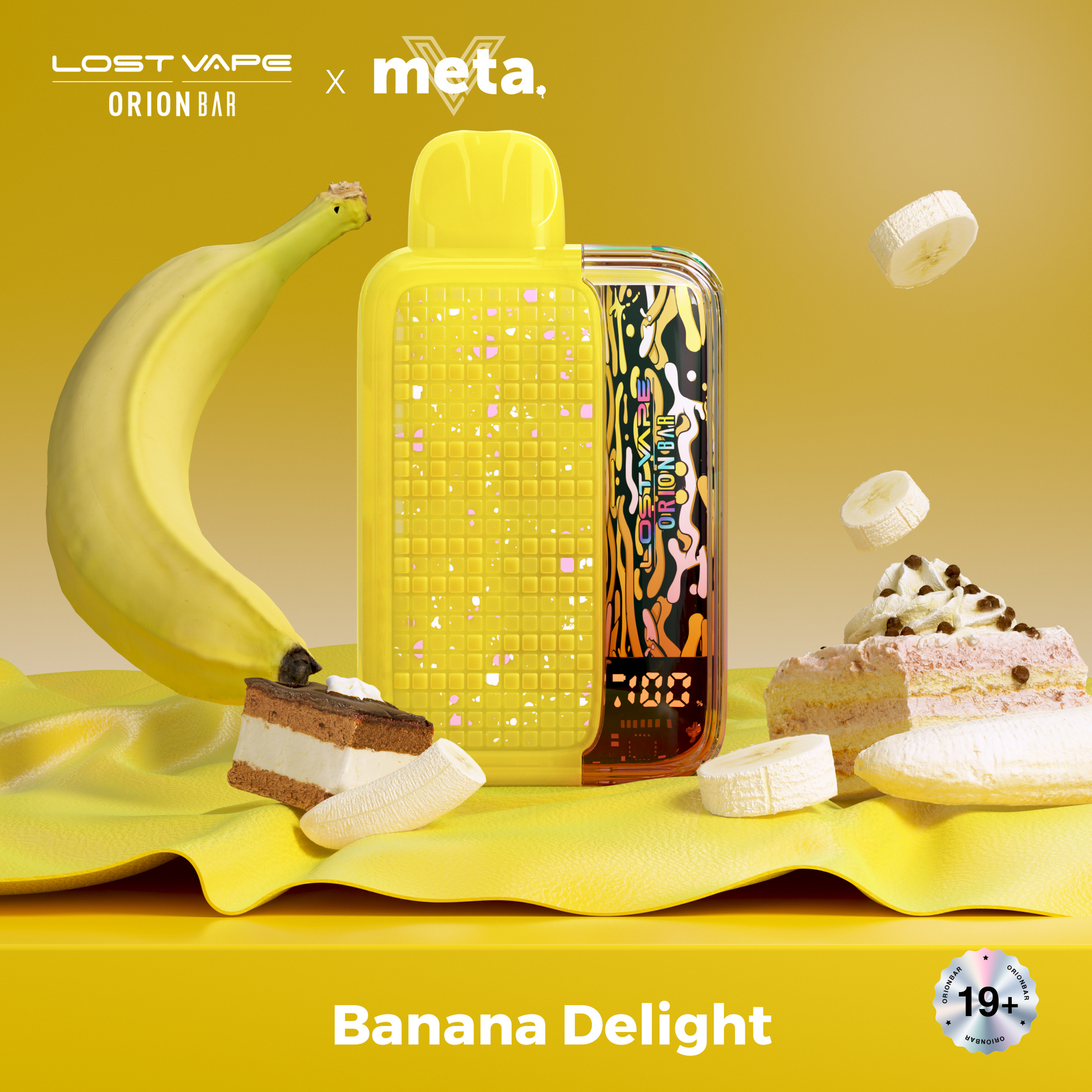 Lost Vape Orion Bar 10000 Disposable Vape - Banana Delight Cloud Island Vapour Lost Vape Orion Bar 10000 Disposable Vape - Banana Delight Cloud Island Vapour