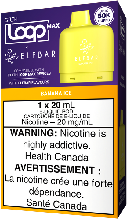 Banana Ice STLTH LOOP MAX X ELFBAR Pod Pack