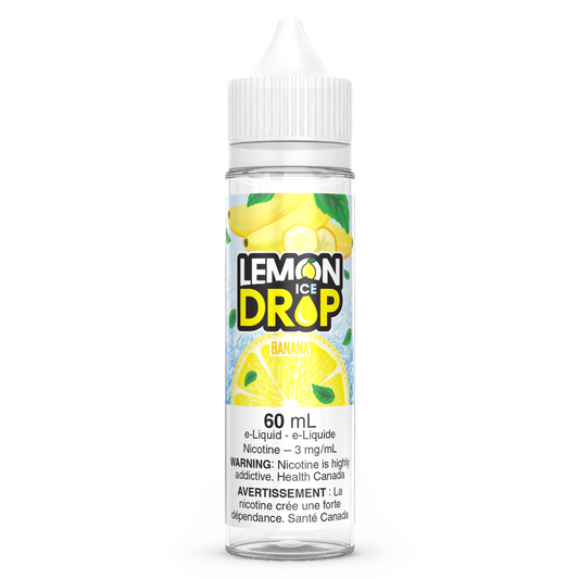 Banana LEMON DROP ICE Vape Juice E-Liquid 60mL Freebase