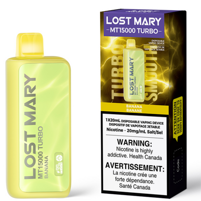 Banana LOST MARY MT15000 TURBO Disposable Vape