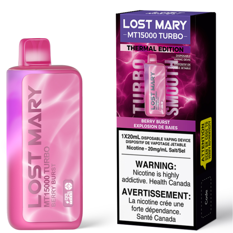 Berry Burst LOST MARY MT15000 TURBO Disposable Vape