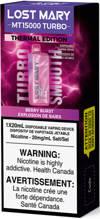 Berry Burst LOST MARY MT15000 TURBO Vape