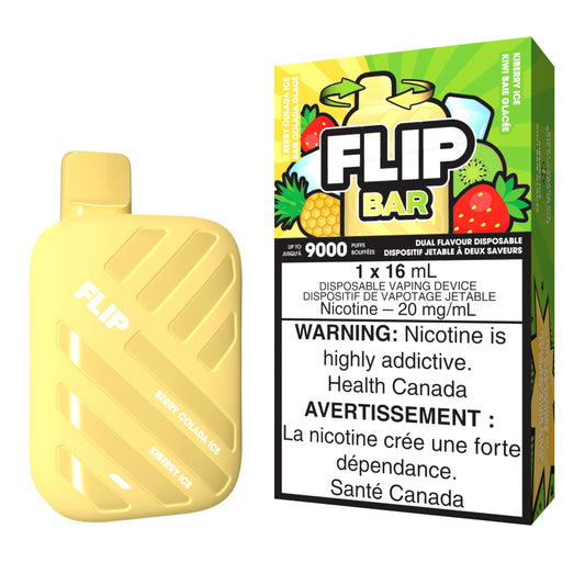 Flip Bar Disposable Vape flavour Berry Colada Ice & Kiberry Ice