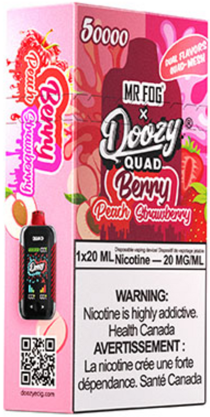 Berry Peach Berry Strawberry DOOZY QUAD Disposable