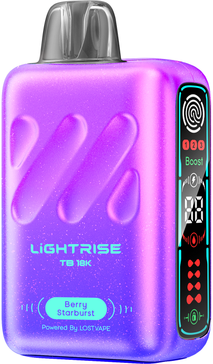 Berry S Burst Lost Vape Lightrise TB 18K Disposable Vape