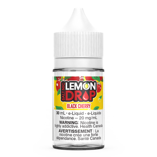 Black Cherry LEMON DROP Salt Nic Vape Juice E-Liquid 30mL