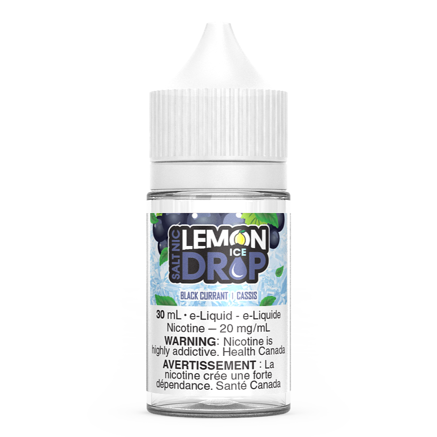 Black Currant LEMON DROP ICE Salt Nic Vape Juice E-Liquid 30mL