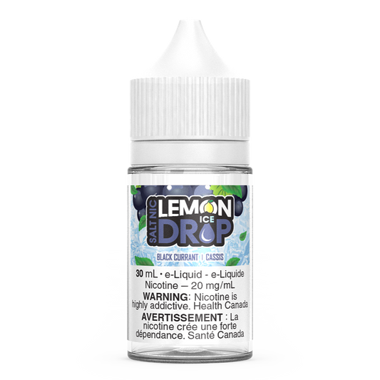 Black Currant LEMON DROP ICE Salt Nic Vape Juice E-Liquid 30mL