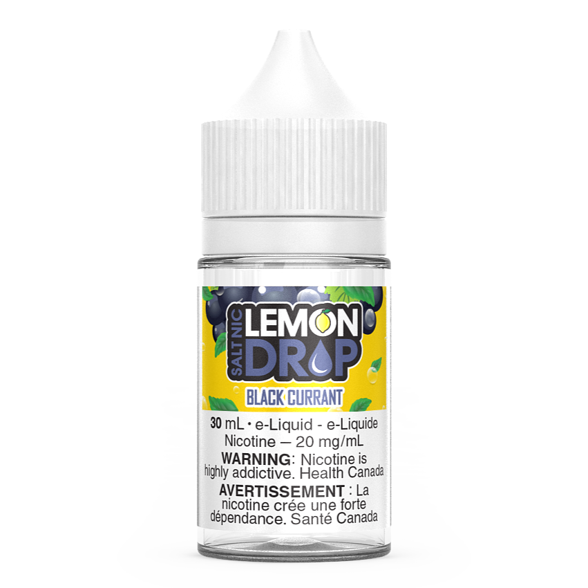 Black Currant LEMON DROP Salt Nic Vape Juice E-Liquid 30mL