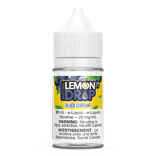 Black Currant LEMON DROP Salt Nic Vape Juice E-Liquid 30mL