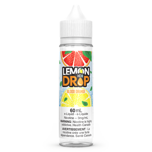 Blood Orange LEMON DROP ICE Vape Juice E-Liquid 60mL Freebase