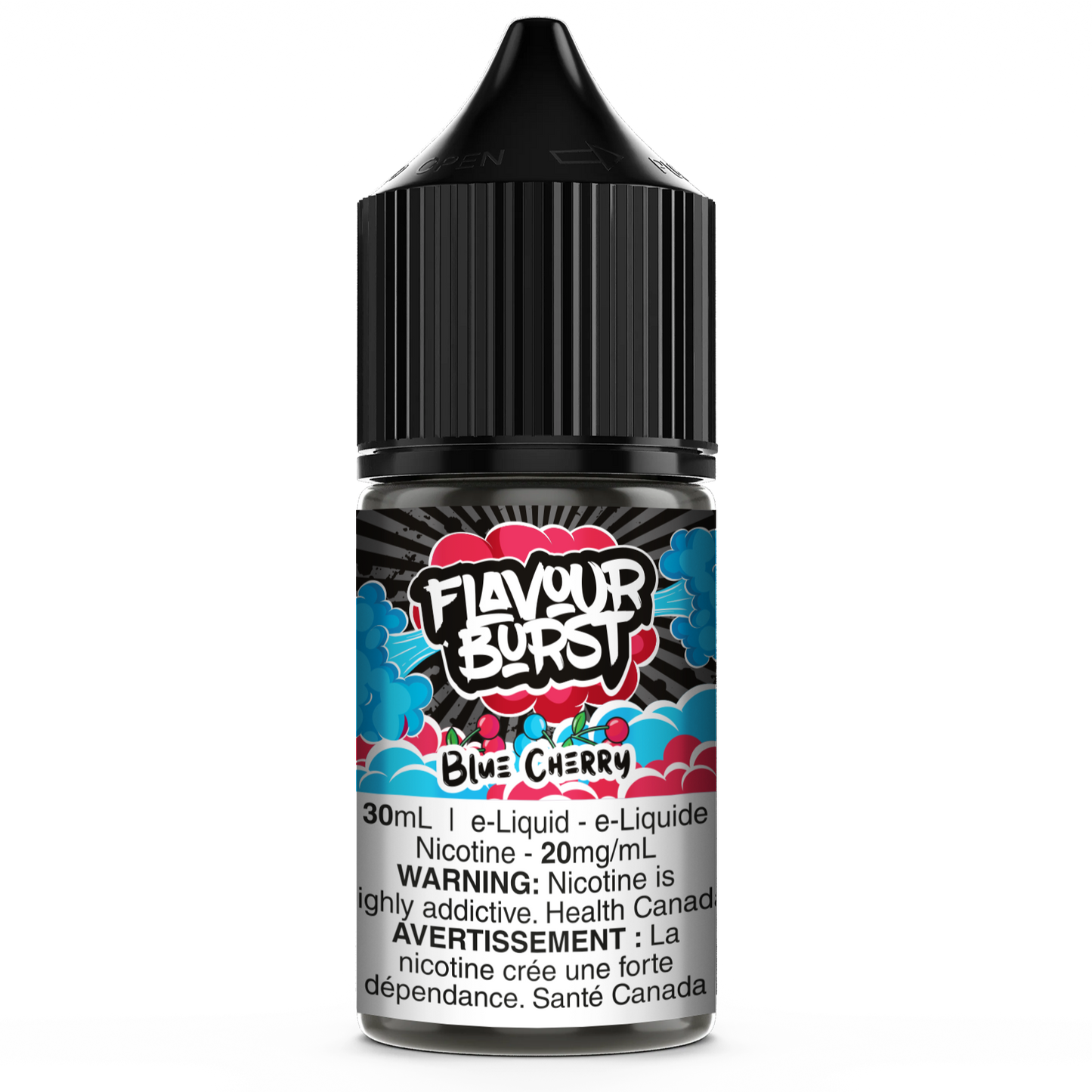 Flavour Burst Salt Nic E-Liquid Blue Cherry