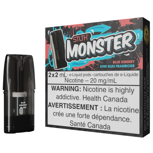 Blue Kiberry STLTH MONSTER Pod Pack