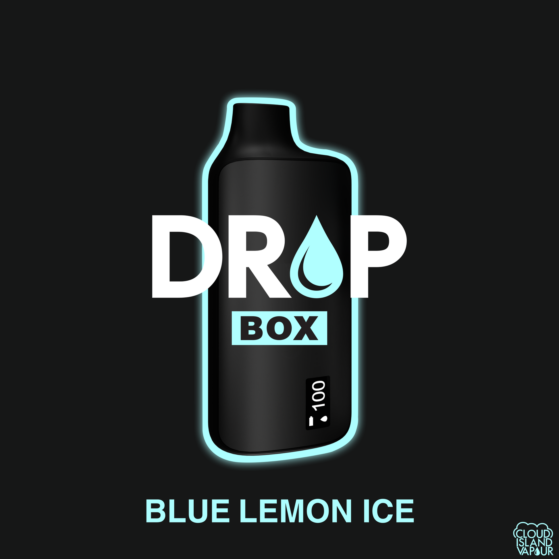 Drop Box 8500 Disposable - Blue Lemon Ice Cloud Island Vapour Drop Box 8500 Disposable - Blue Lemon Ice Cloud Island Vapour