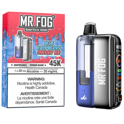 Blue Raspberry Cherry Ice MR FOG SWITCH POD Starter Kit