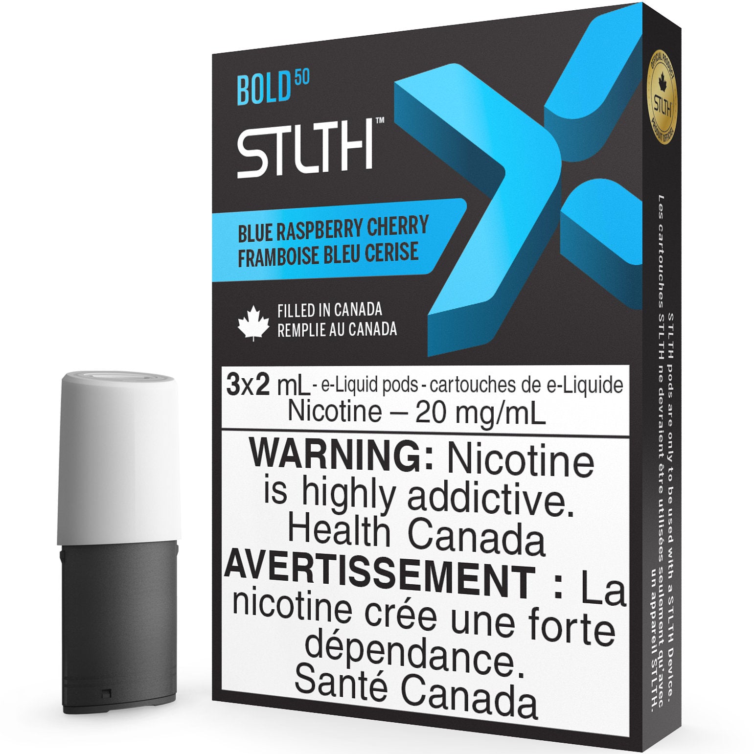 Blue Raspberry Cherry STLTH X Pod Pack BOLD 50