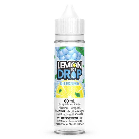 Blue Raspberry LEMON DROP ICE Vape Juice E-Liquid 60mL Freebase