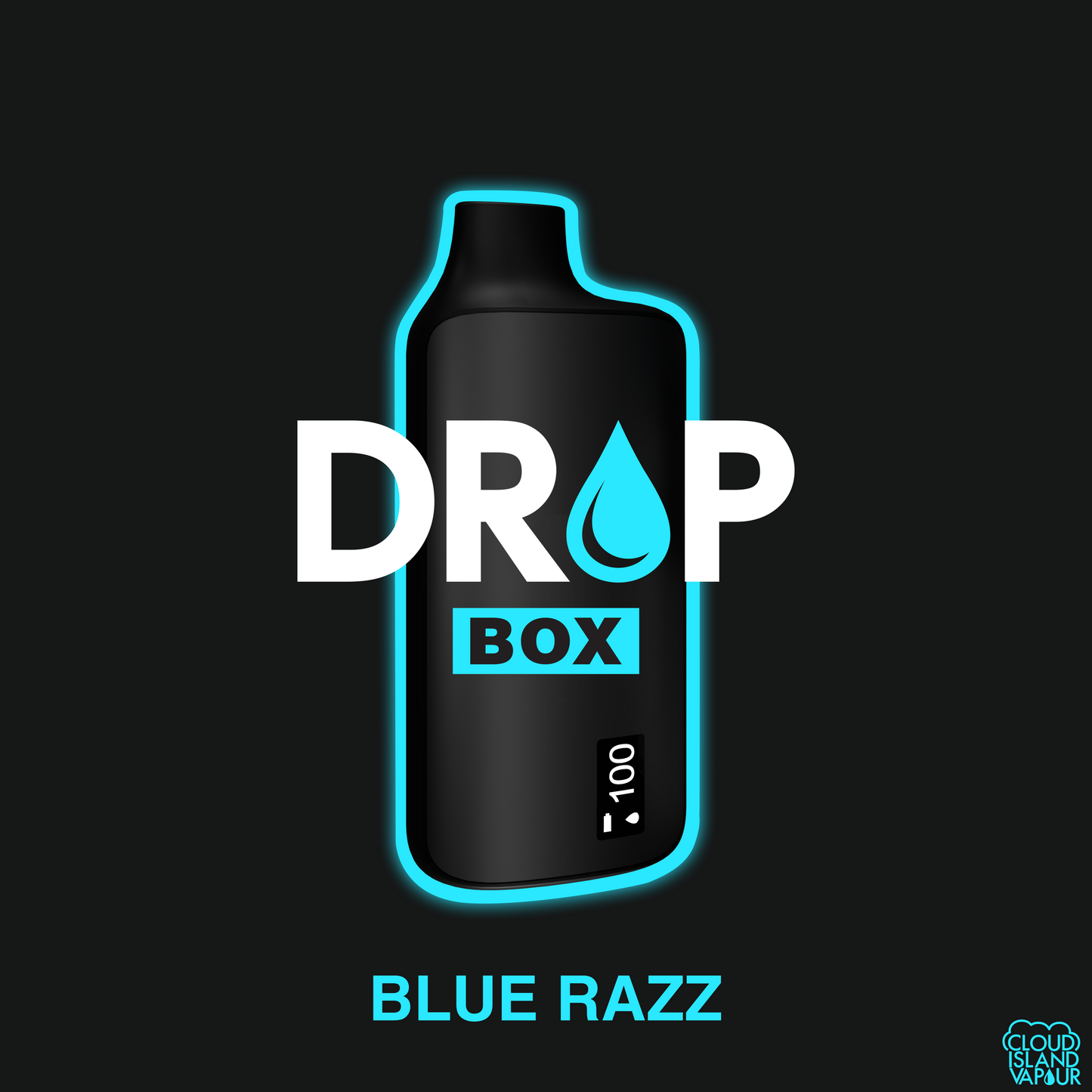 DROP BOX 8500 Disposable Vape in the flavour Blue Razz