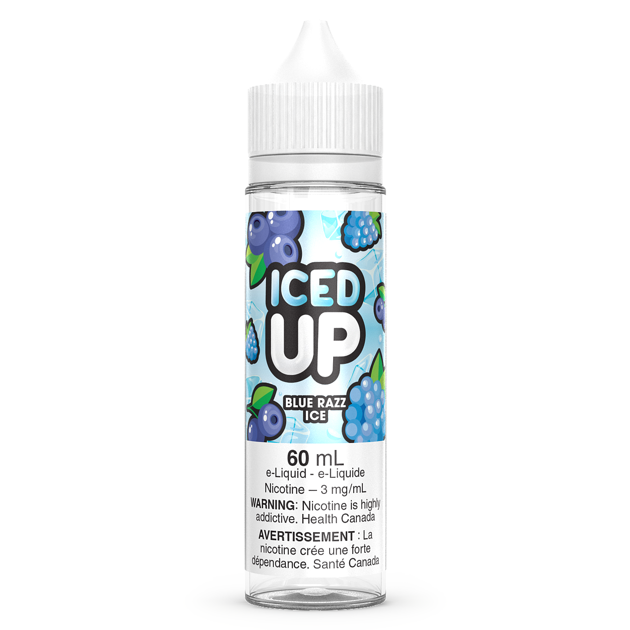 Blue Razz Ice Iced Up E-Liquid 60ml