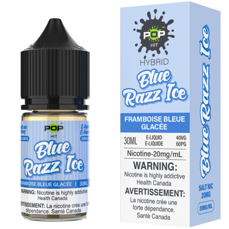 Blue Razz Ice Pop Hit Vape Juice Salt Nic E-Liquid 20mg 30mL