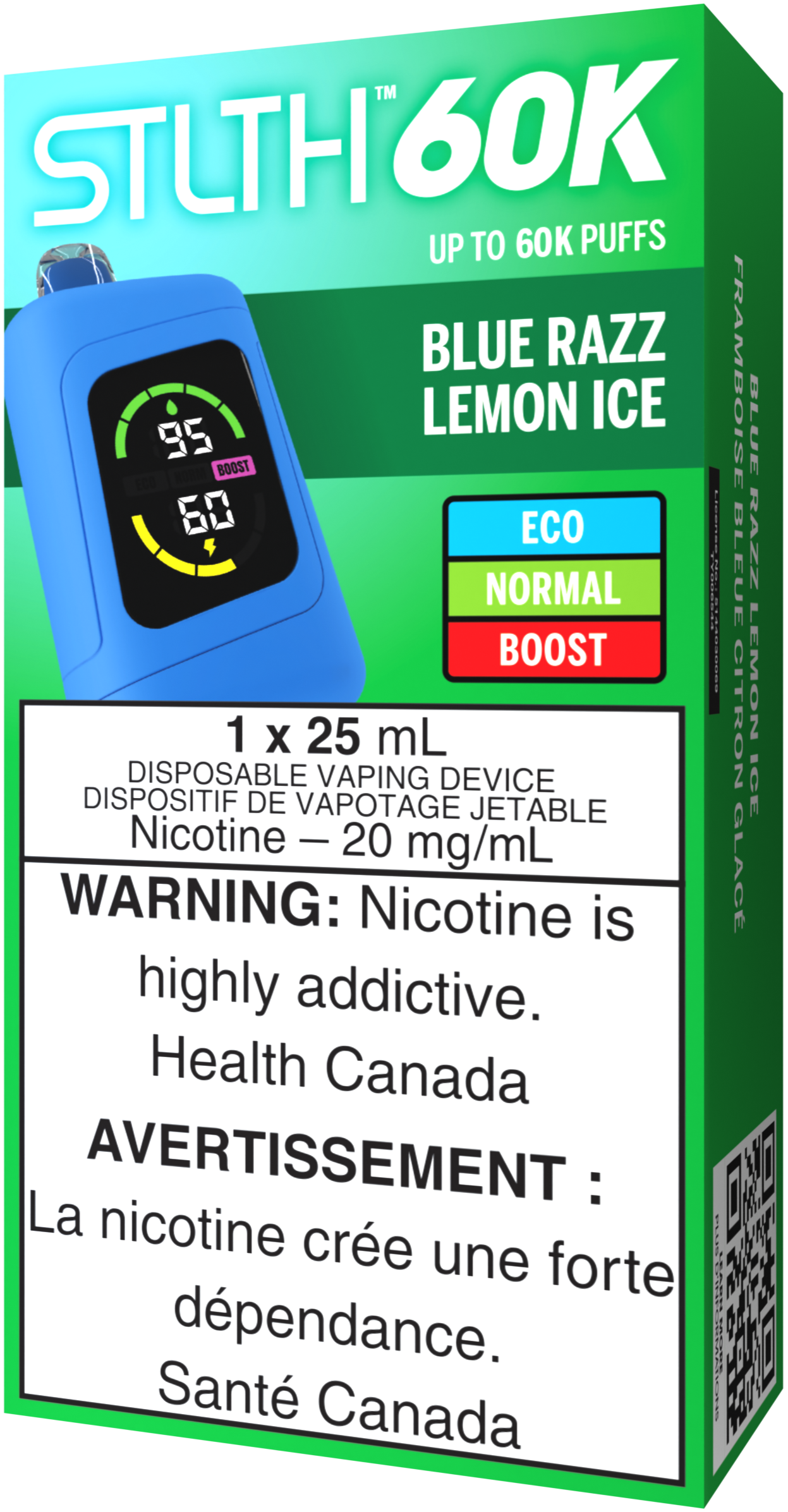 STLTH 60K Disposable Vape - Blue Razz Lemon Ice Cloud Island Vapour STLTH 60K Disposable Vape - Blue Razz Lemon Ice Cloud Island Vapour
